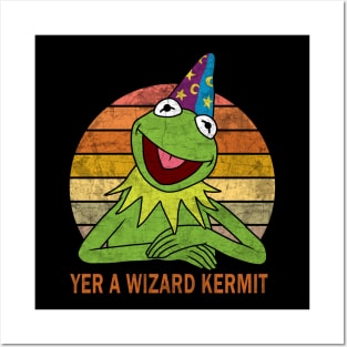 Yer A Wizard Kermit Posters and Art